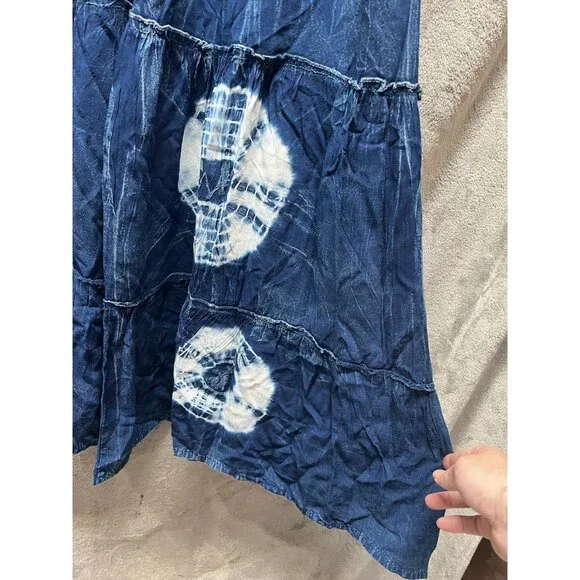 India Boutique Women’s One Size S/M Wide Leg Palazzo Bohemian Boho Gaucho pants - Picture 2 of 7